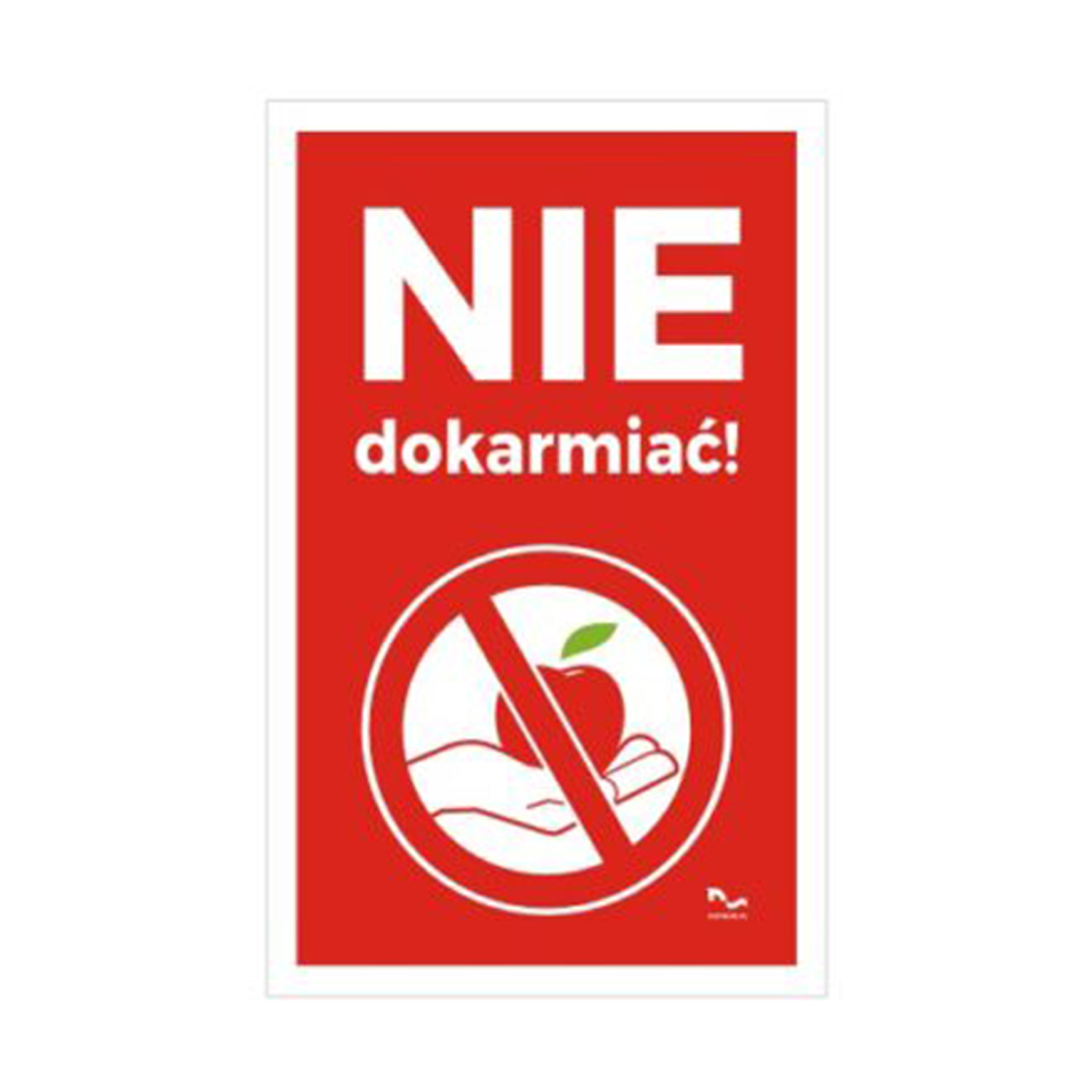 Tabliczka nie dokarmiać