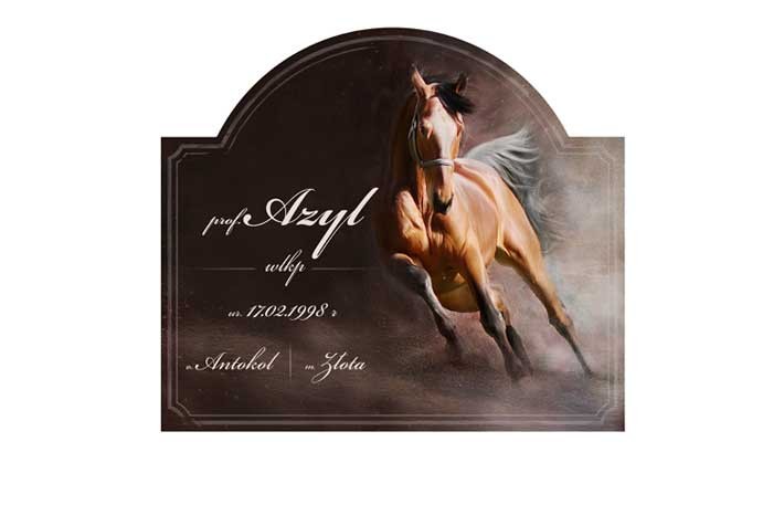 Tabliczka z fotografią